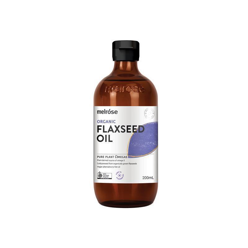 Melrose Organic Flaxseed Oil 200ml Fridge Line