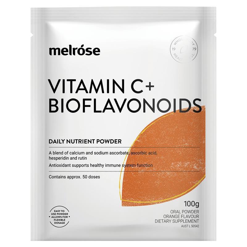 Melrose Vitamin C + Bioflavonoids 100g Powder