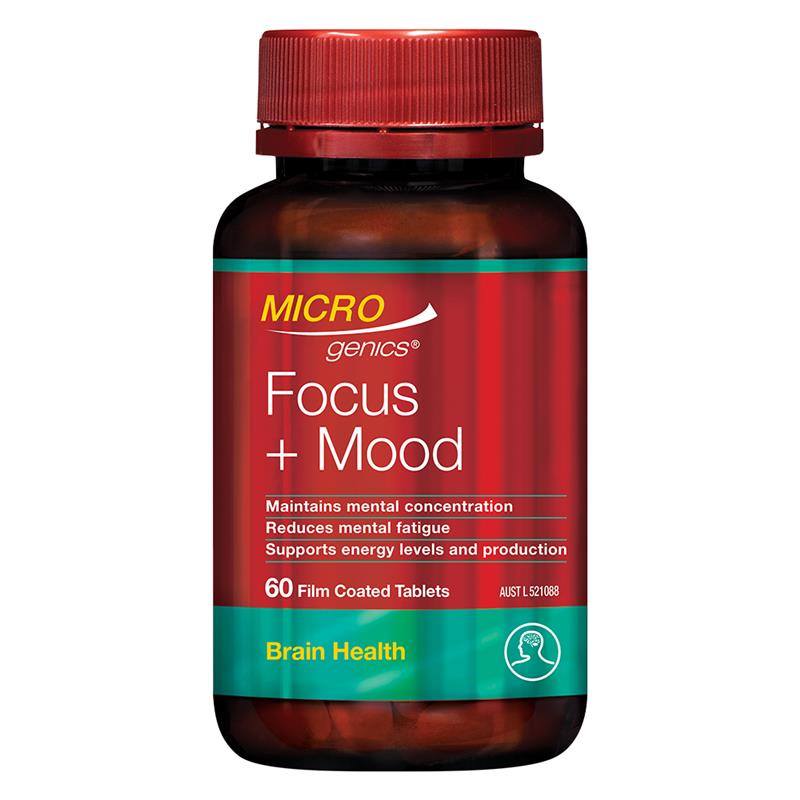 Microgenics Focus + Mood 60 Capsules