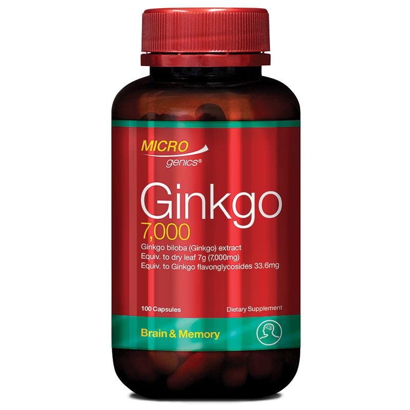 Microgenics Ginkgo 7000 100 Capsules