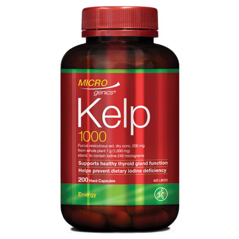 Microgenics Kelp 1000 200 Capsules