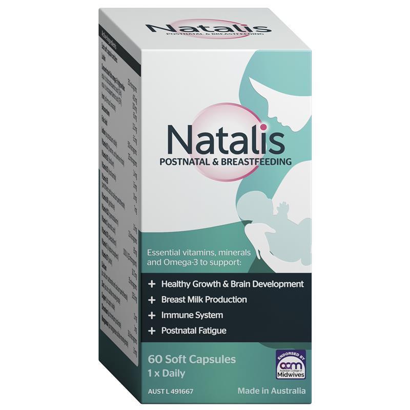 Natalis PostNatal & Breastfeeding Support 60 Capsules