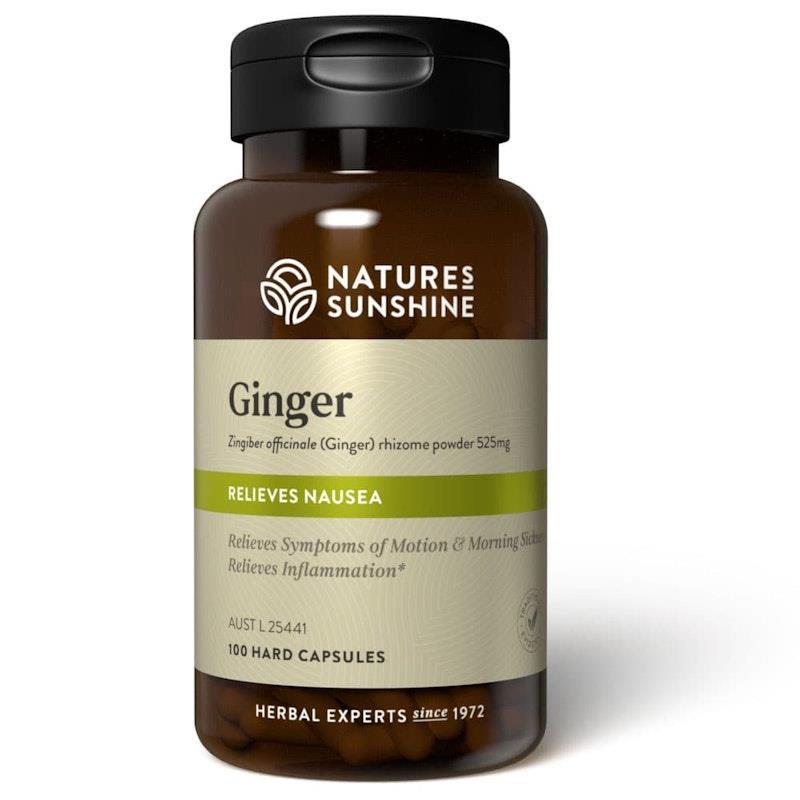 Nature's Sunshine Ginger 100Capsules
