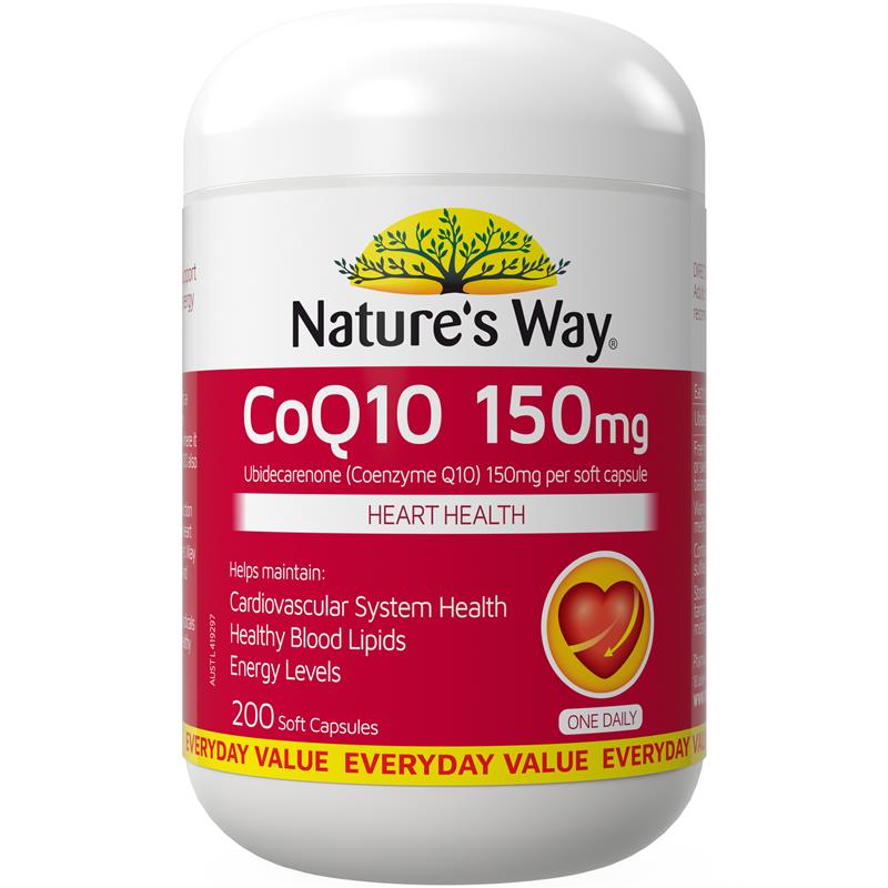 Nature's Way CoQ10 150mg 200 Tablets