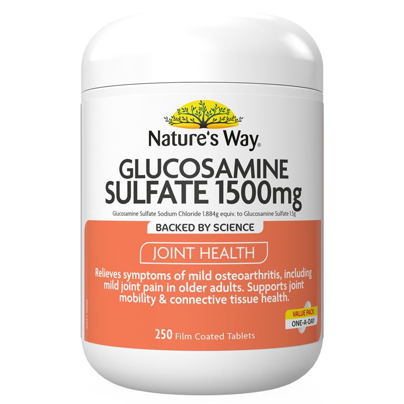Nature's Way Glucosamine Sulfate 1500mg 250 Tablets