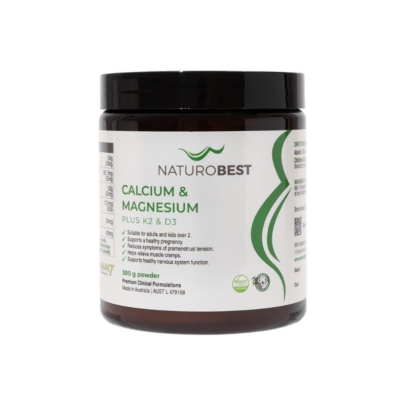 NaturoBest Calcium & Magnesium Plus K2 & D3 300g