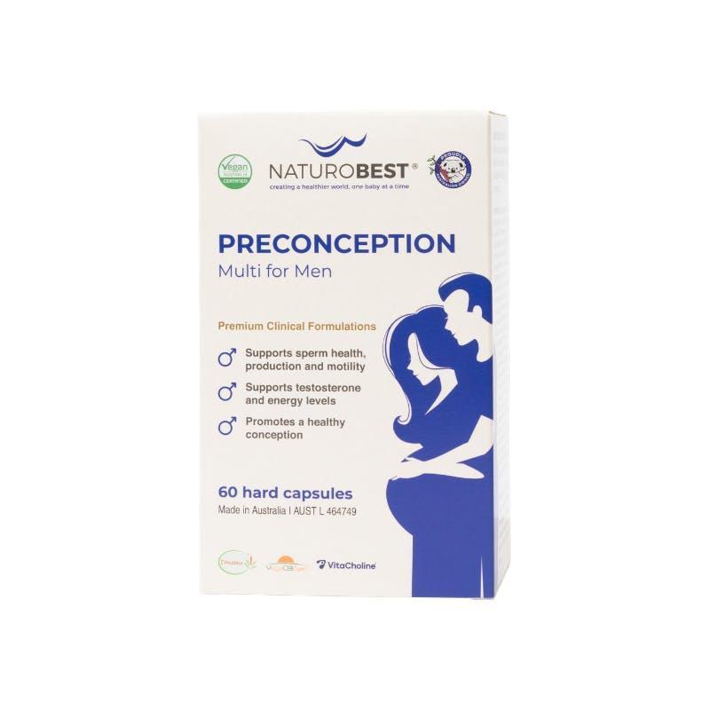 NaturoBest Preconception Multi For Men 60 Capsules