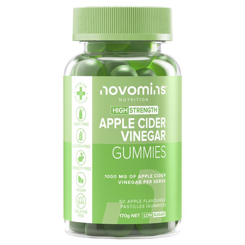 Novomins Apple Cider Vinegar 60 Gummies