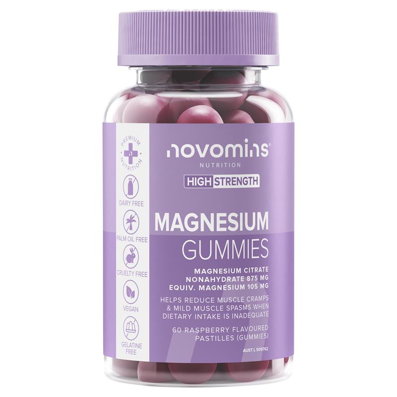 Novomins Magnesium 60 Gummies