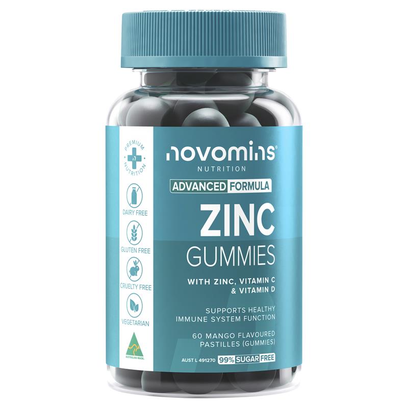 Novomins ZINC. 60 Gummies