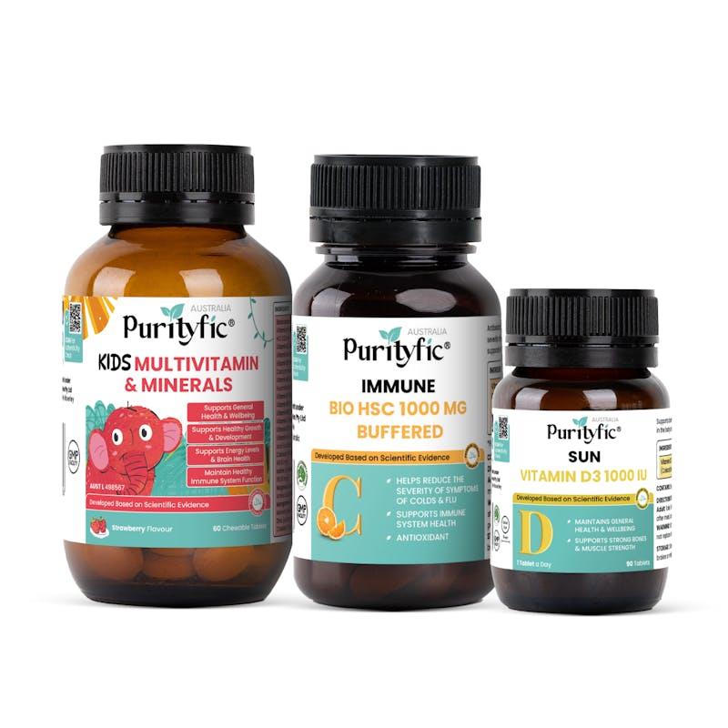 PURITYFIC Family Wellness (3 Bottles) Bundle
