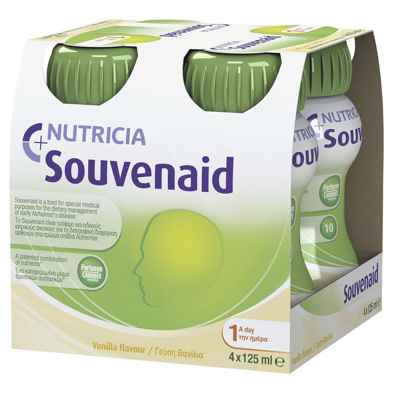 Souvenaid Vanilla 125ml 4 Pack
