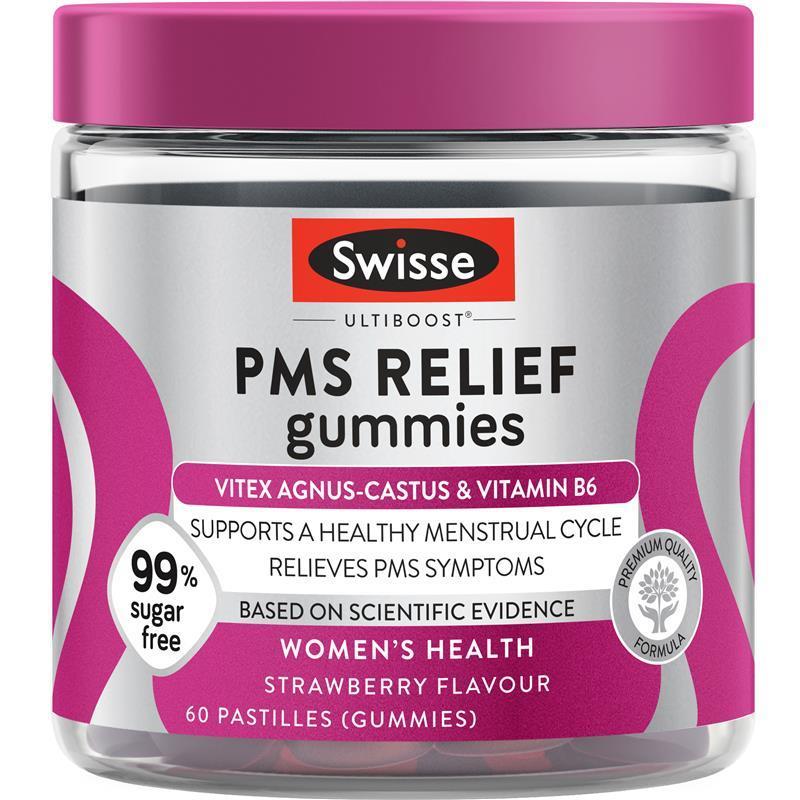 Swisse Ultiboost PMS Relief Gummies 60 Pack