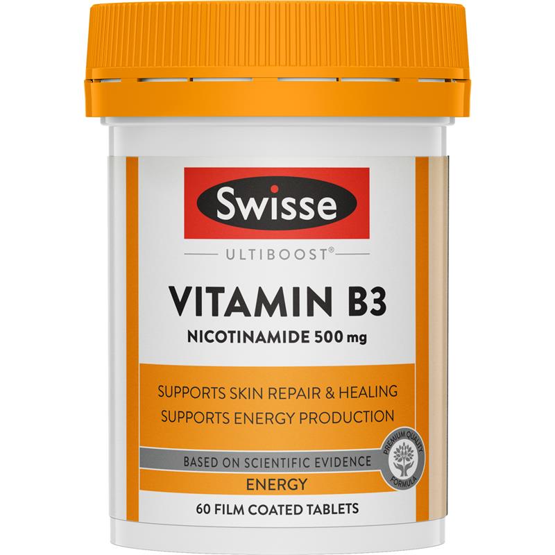 Swisse Ultiboost Vitamin B3 60 Tablets