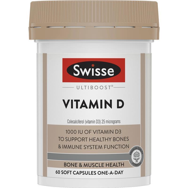Swisse Vitamin D 60 Capsules