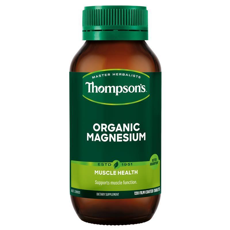 Thompson's Organic Magnesium 120 Tablets