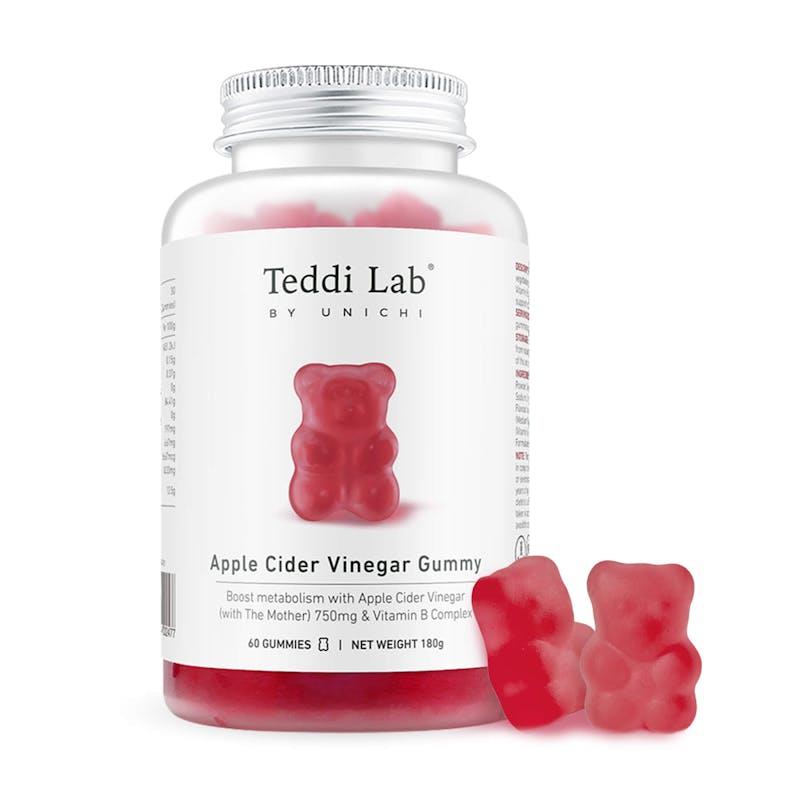 Teddi Lab by Unichi Apple Cider Vinegar Gummy 60s - Detox & Metabolism Pack