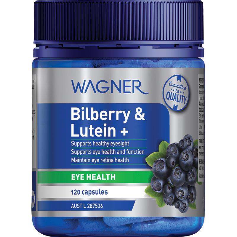 Wagner Bilberry & Lutein+ 120 Capsules