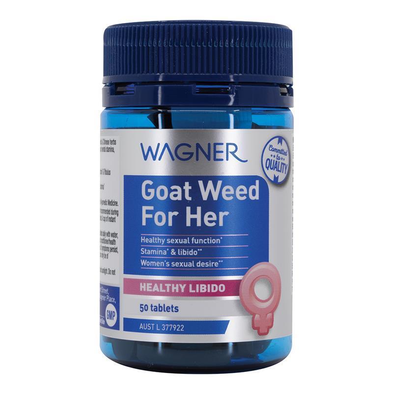 Wagner Goat Weed For Her 50 Tablets