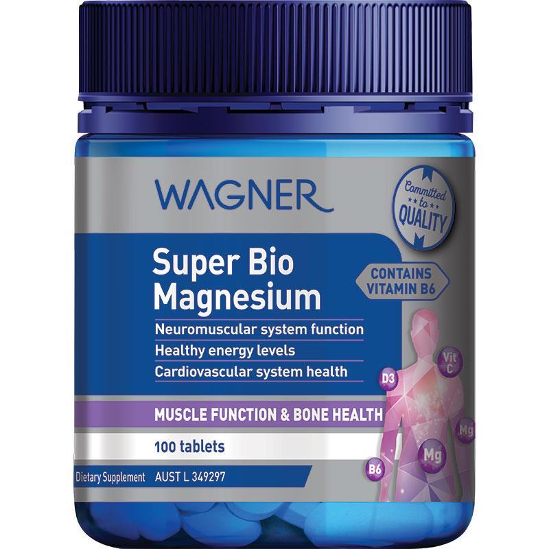 Wagner Super Bio Magnesium 100 Tablets