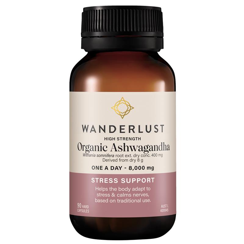 Wanderlust High Strength Ashwagandha 90 Capsules