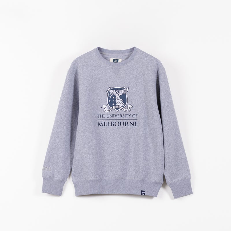Crew sweater - grey marle