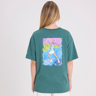 Unisex Australian Open Baseline T-Shirt Green