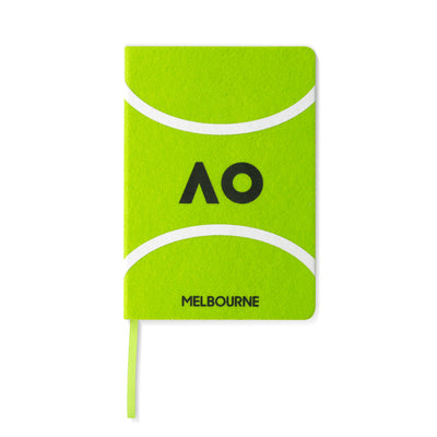 Australian Open Tennis Ball Felt Notebook
