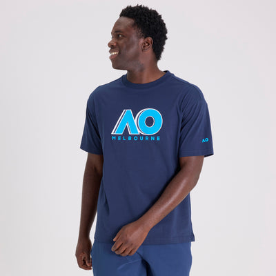 Unisex Australian Open Logo T-Shirt Navy
