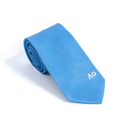 Australian Open Embroidered Logo Tie Blue