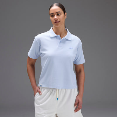 Women's Australian Open Polo Shirt Light Blue