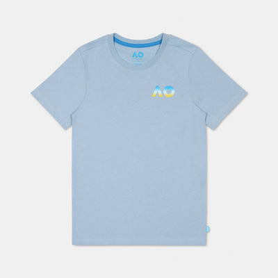 Kids Australian Open Round Logo Backprint T-Shirt