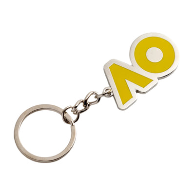 Australian Open Logo Keyring Yellow