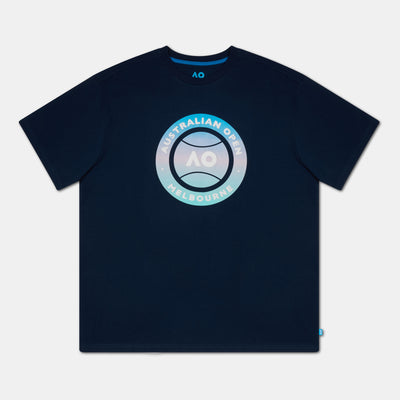 Men's Australian Open Round Logo T-Shirt Navy