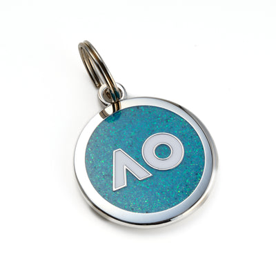 Australian Open Logo Pet Tag Blue