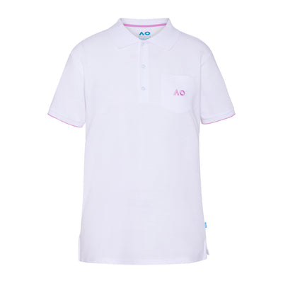 Women's Australian Open Logo Polo Shirt White