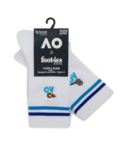 Australian Open Game Play Sneaker Socks