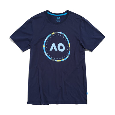 Boys Australian Open Round Logo T-Shirt Navy