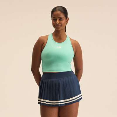 Women's Tournament Fitted Tank Green