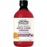 Barnes Naturals Apple Cider Vinegar with the Mother and Manuka 5+ 500ml