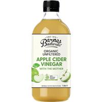 Barnes Naturals Organic Apple Cider Vinegar with the Mother 1L