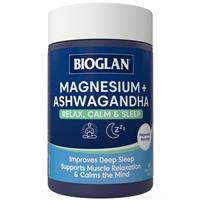 Bioglan Magnesium + Ashwagandha Relax Calm & Sleep 60 Tablets