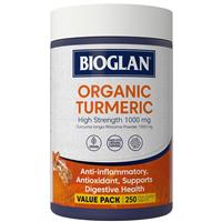 Bioglan Turmeric 1000mg 250 Tablets Exclusive Size