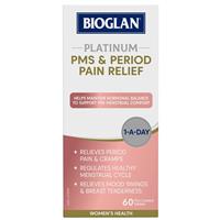 Bioglan Platinum PMS & Period Pain Relief 60 Tablets