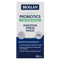 Bioglan Platinum Probiotic + Ashwagandha 50 Capsules