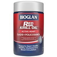 Bioglan Red Krill Oil Active Heart 60 Capsules