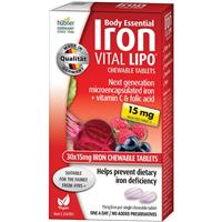 Body Essential Iron Vital Lipo 30 Tablets
