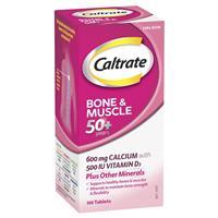 Caltrate Bone & Muscle 50+ 100 Tablets