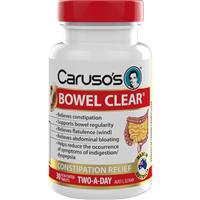 Carusos Bowel Clear 30 Tablets