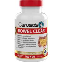 Carusos Bowel Clear 60 Tablets